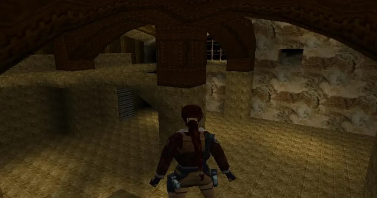 Lara Croft in Venice in Tomb Raider II
