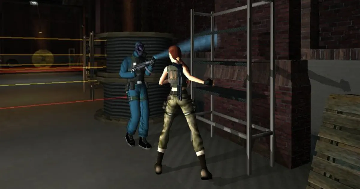 Lara Croft in Paris in The Angel of Darkness