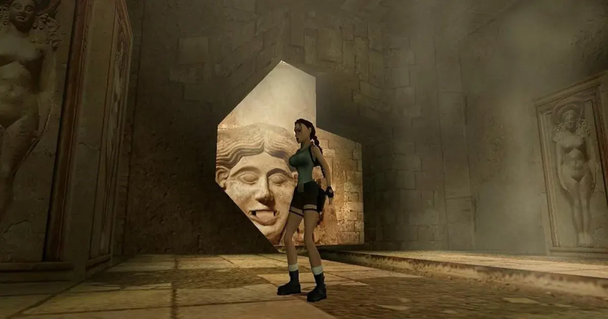 Lara Croft in Egypt in The Last Revelation