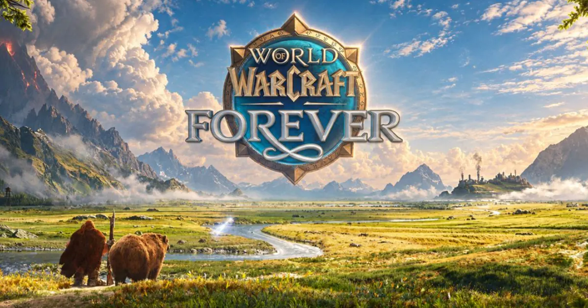 World of Warcraft: Forever promotional art with Azeroth landscapes
